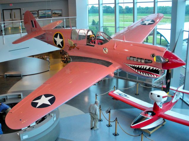 CURTISS Warhawk — - Inside the Air Zoo. Pink Tiger!