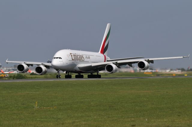 Airbus A380-800 (A6-EDI) - EK18 rotating on 23L for the flight back to Dubai