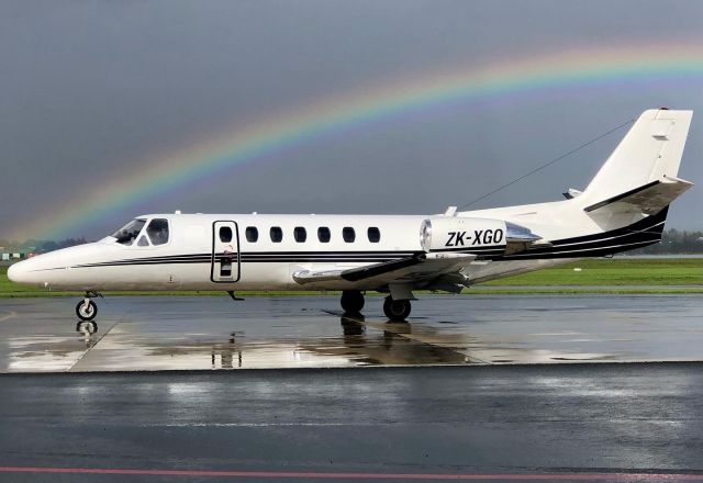 Cessna Citation V (ZK-XGO) - Starting up for a flight to Taupo 