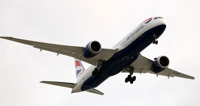 Boeing 787-9 Dreamliner (G-ZBKF) - Inaugural Service Arrival, into KSJC British Airways #279  05-04-2016 