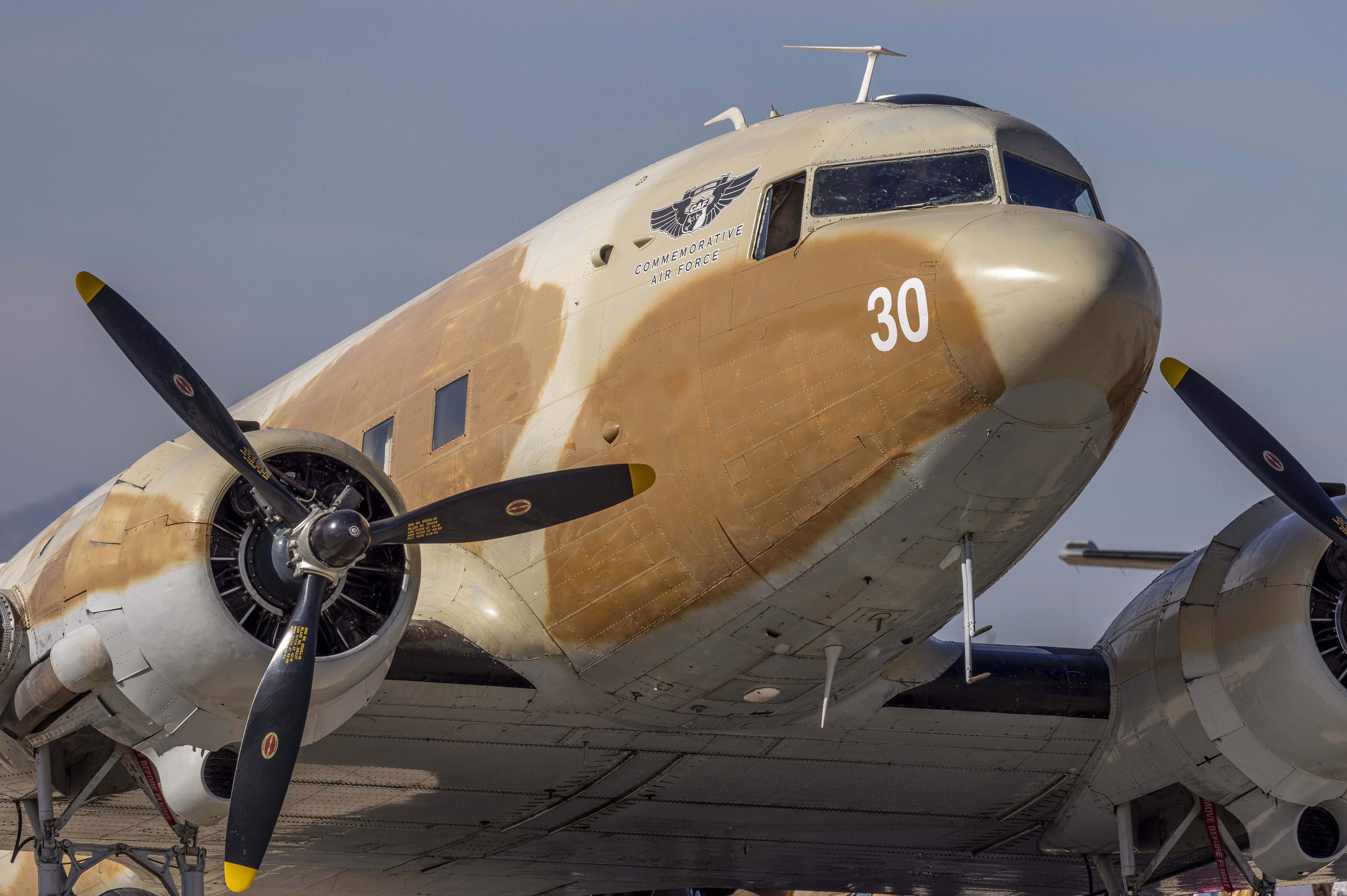 N147AZ — - Douglas C-47A Skytrain on static display