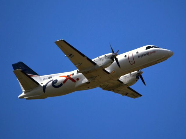 VH-KDV — - Getting airborne off runway 23 and heading to a regional location. Saturday, 24th March 2012.