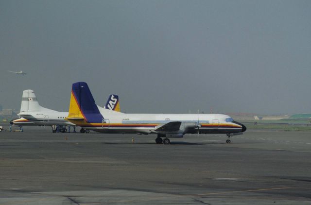 PZL-MIELEC Iskra (JA8675) - Parked at Tokyo-Haneda Intl Airport on 1996/05/16