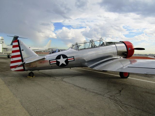 North American T-6 Texan (N7055H) - On display at KLGB