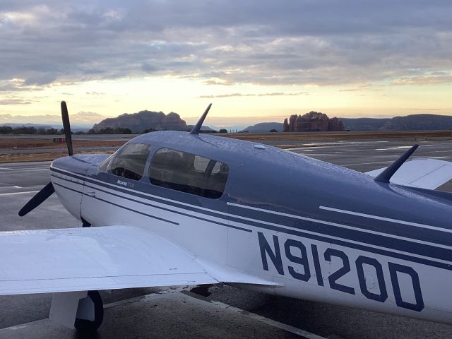 Mooney M-20 Turbo (N9120D) - Sedona, Arizona