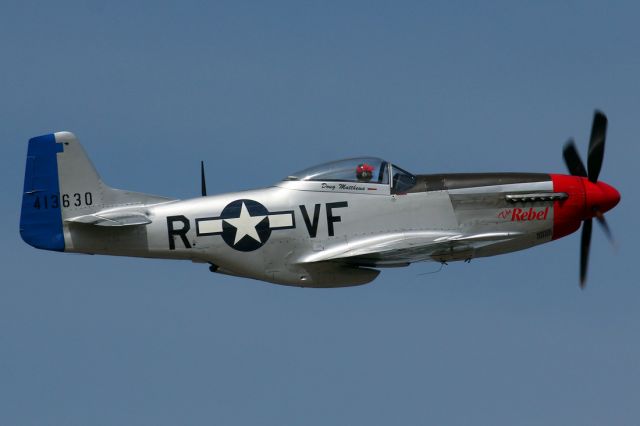 North American P-51 Mustang (41-3630) - The Rebel @ TICO Warbird Airshow 2014