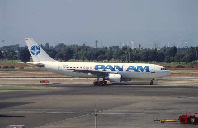 Airbus A300F4-200 (N206PA) - Taxing at KLAX Intl Airport on 1989/08/27