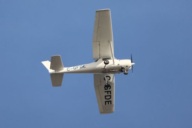 Cessna Commuter (C-GFDE) - C-GFDE Cessna Commuter 150 M Altitude 432 Mètres. Vitesse 187 km/H. Survolant la ville de Lavaltrie QC. Le 14-11-2924 à 10:35. 