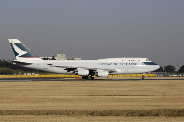 Boeing 747-400 (B-HOZ) - Departure at NRT Airport Runway R/W16R on 2011/12/29