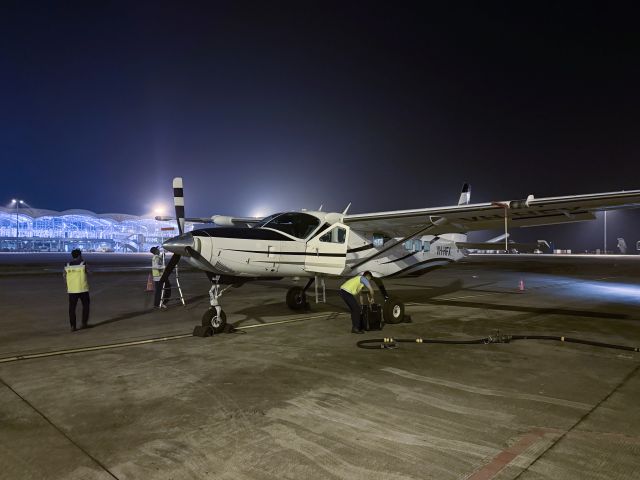Cessna Caravan (VH-HFX) - On a ferry flight Australia to India. Fuel stop at Medan, Indonesia. 28-MAR-2025