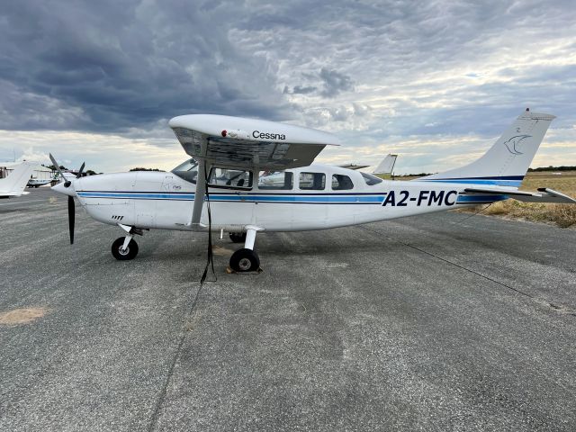 Cessna T207 Turbo Stationair 8 (A2-FMC) - At Maun, Botswana. 18-MAY-2022.