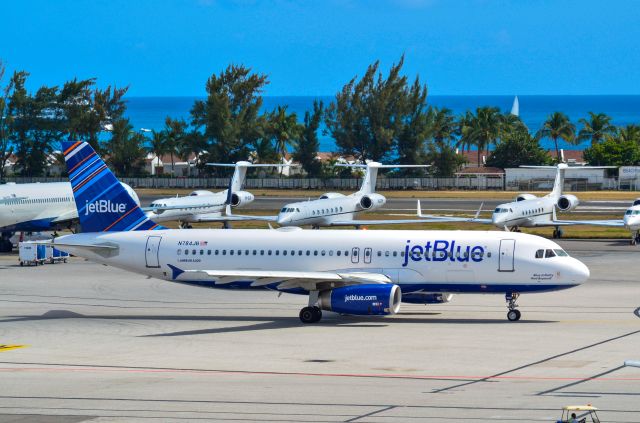 Airbus A320 (N784JB) - Blue Infinity And Beyond