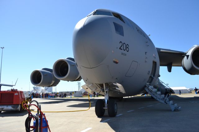 Boeing Globemaster III — - RAAF C-17 at Australian International Airshow 2013.