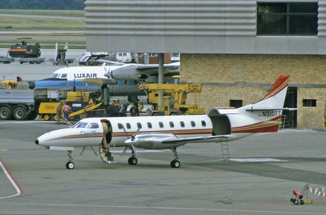 N31077 — - Direct Air was connecting Berlin Tempelhof with Europe. Here parked at Zurich Airport - 1984-07-15.