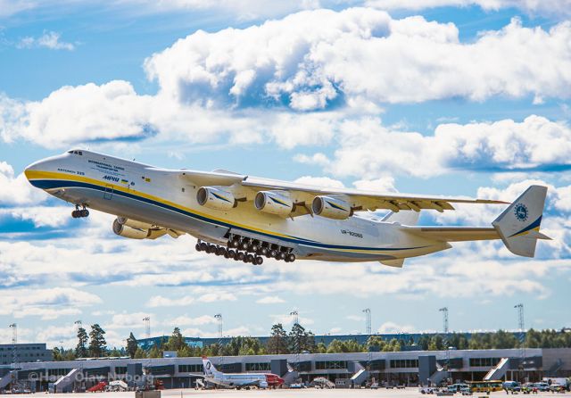 Antonov An-225 Mriya (UR-82060) - First ever visit of the Antonov 225 to Norway. Departed on June 20th 2014.