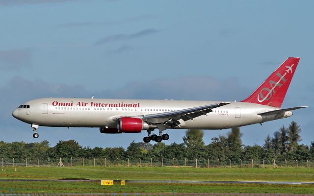 BOEING 767-300 (N378AX) - omni b767-3 n378ax about to land at shannon 14/9/17.