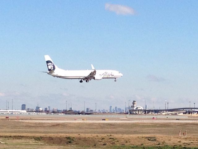 Boeing 737-800 — - Taken with an iPhone 5 so, not the best.