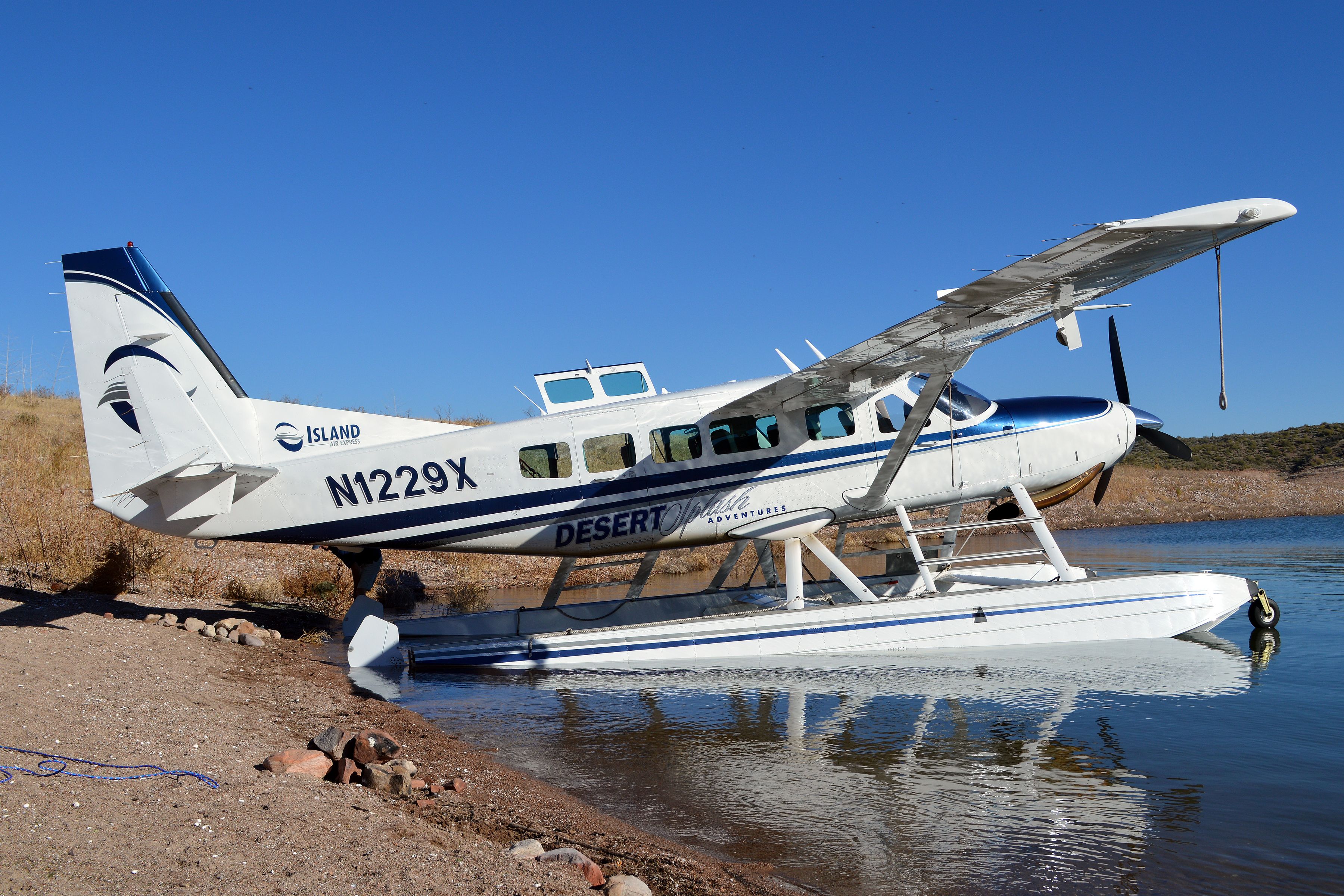 Cessna Caravan (N1229X) - a rel=nofollow href=http://www.desertsplashadventures.com/http://www.desertsplashadventures.com//a