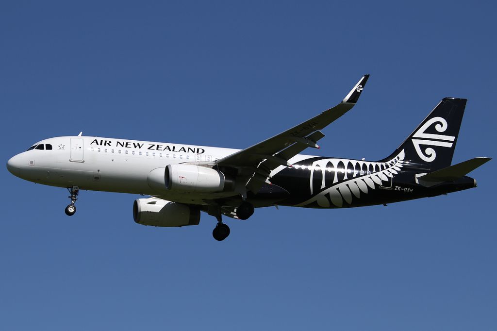Airbus A320 (ZK-OXH) - on 20 Nov 2016