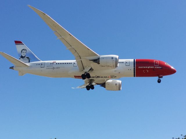 Boeing 787-8 (EI-LND) - Norwegian 787!   Grete Waitz tail.  @ LAX.