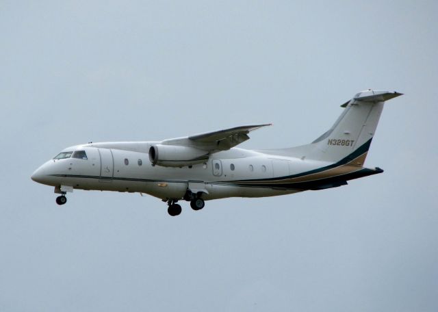 Fairchild Dornier 328JET (N328GT) - Landing at Shreveport Regional.