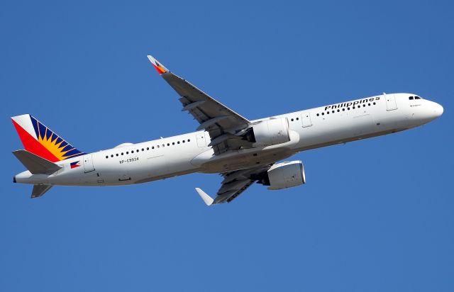 Airbus A321neo (RP-C9934) - Climbing from Rwy 34L