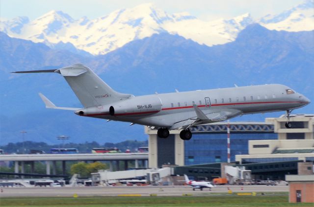 Bombardier Global Express (9H-VJG) - STUTTGART - MALPENSA.