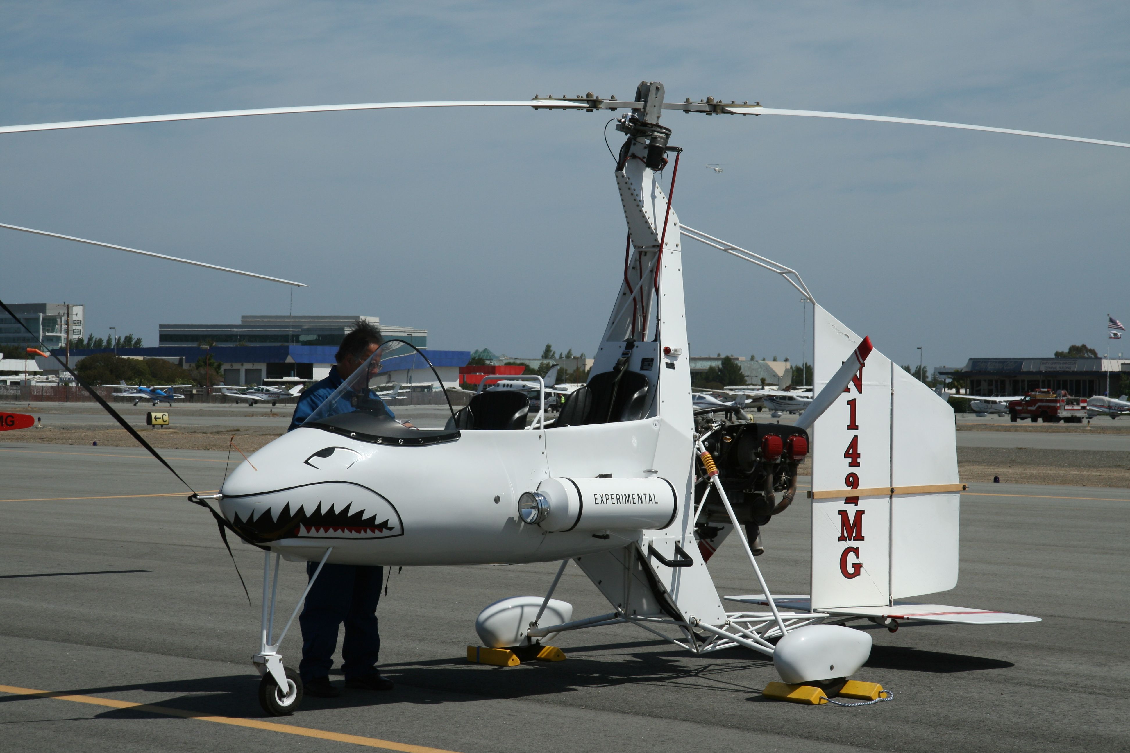 Unknown/Generic Ultralight autogyro (N142MG) - Hiller Vertical Challenge Airshow 2009.