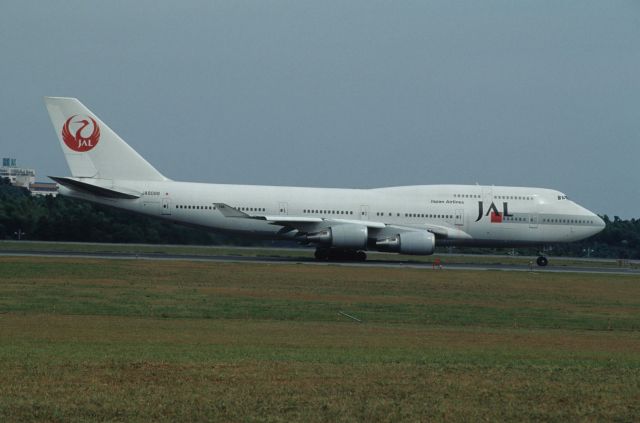 Boeing 747-400 (JA8088) - Departure at Narita Intl Airport Rwy16 on 1992/09/13