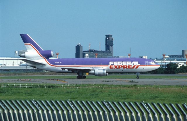 McDonnell Douglas DC-10 (N310FE) - Departure at Narita Intl Airport Rwy16 on 1989/09/10