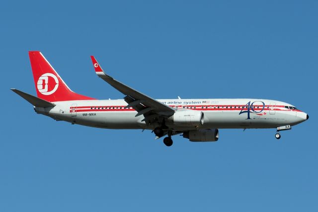 Boeing 737-700 (9M-MXA) - Boeing 737 NG Max cn 40128-3421. MAS 9M-MXA final rwy 21 YPPH 11 December 2022