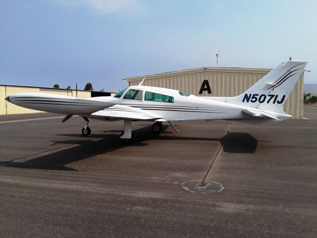 Cessna 310 (N5071J) - Parked at Santa Ynez