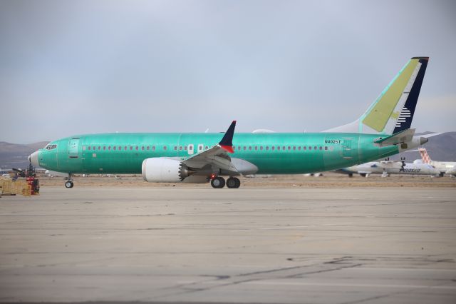 Boeing 737 MAX 8 (N4025T) - Southern California Logistics Airport