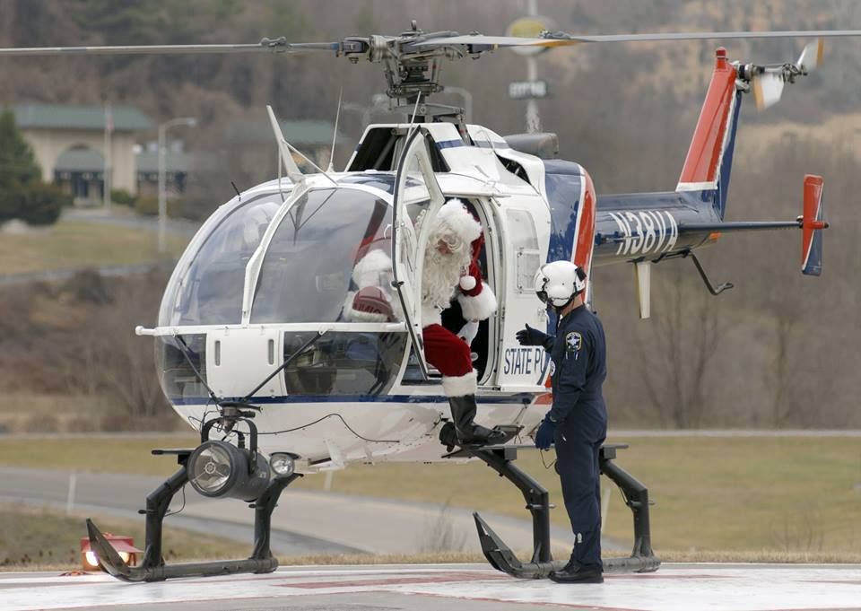 PADC BO-105 (N38VA) - Virginia State Police Aviation EMS-Med-Flight delivering Santa 