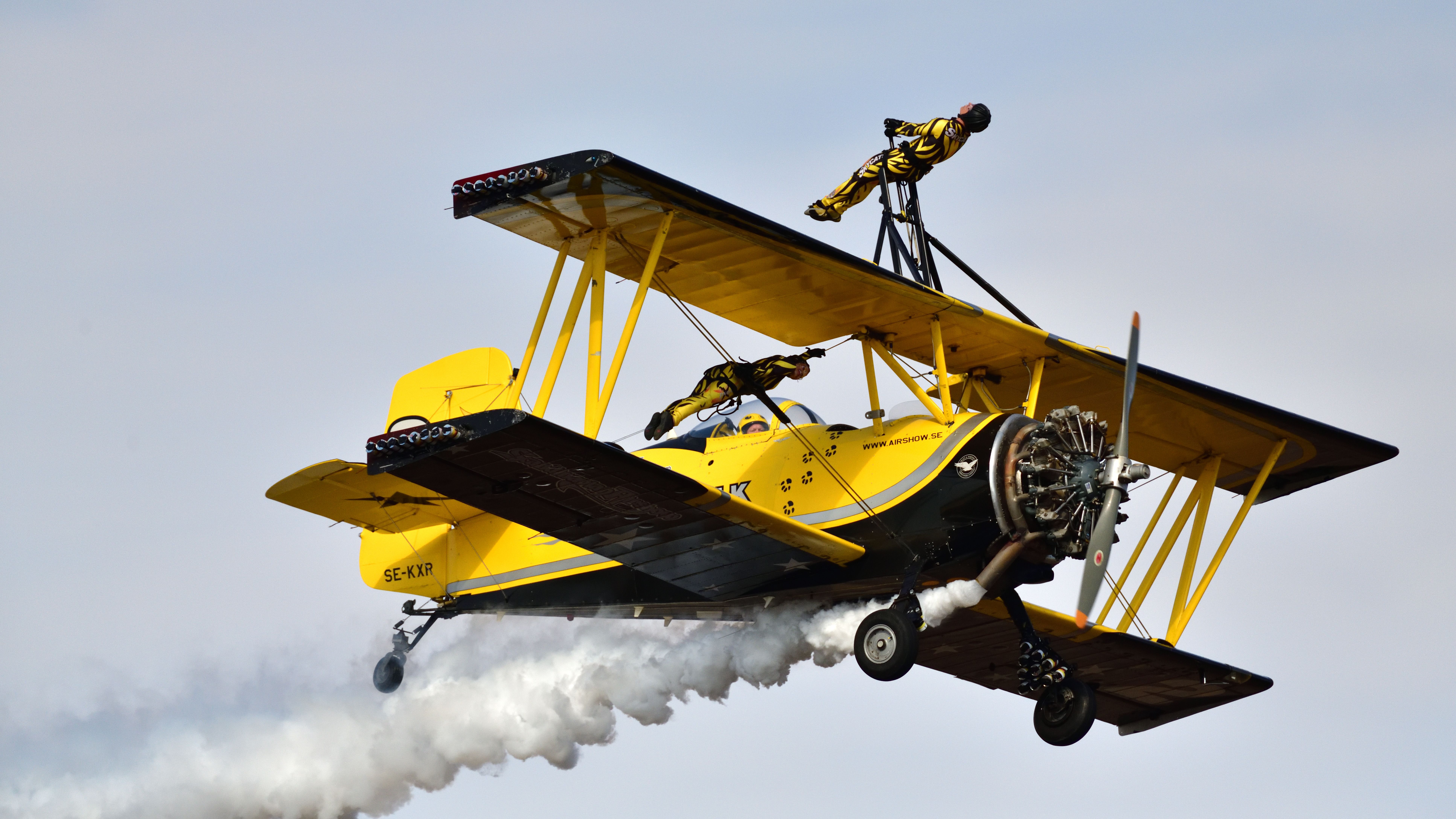 SE-KXR — - Grumman G-164 Ag-Cat performing at Avalon Airshow 2019