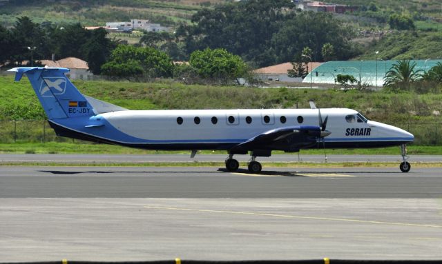 Beechcraft 1900 (EC-JDY) - Serair Transworld Press Beechcraft 1900C-1 EC-JDY in Tenerife Norte 