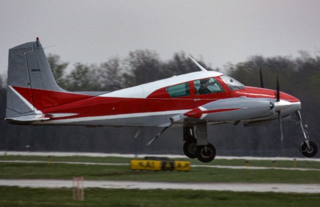 Cessna 310 (N1852H) - Cessna 310 taking off from Runway 17 at KALN