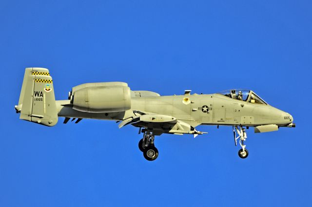 82-0665 — - Red Flag, Nellis AFB, NV -US Air Force Fairchild A-10C Thunderbolt II (Warthog) 82-0655 - TDelCorobr /Red Flag 14br /January 27, 2013