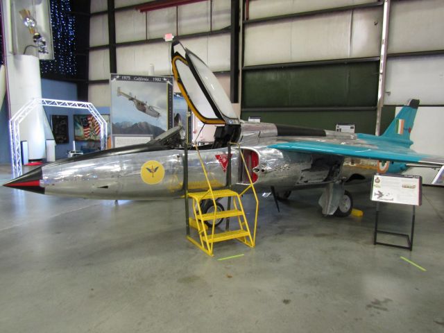 E1076 — - Hindustan Aeronautics FO-141 "Gnat" on display at March Field Air Museum.