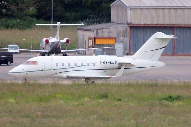 Canadair Challenger (OY-LLG) - Sun-Air Challenger 650 taxiing to the ramp on 26-May-24 arriving from LESO as SUS417A.