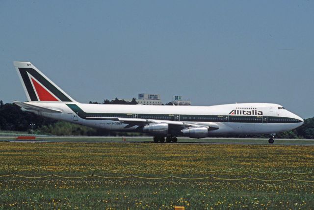 Boeing 747-200 (I-DIMY) - Departure at Narita Intl Airport Rwy16R on 1996/06/05