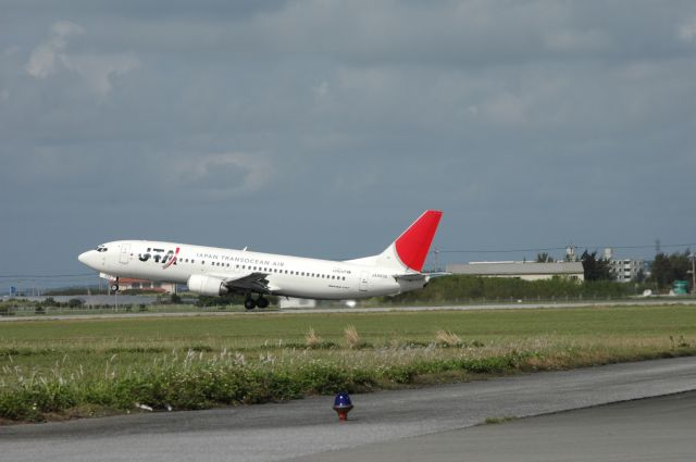 Boeing 737-700 (JA8932) - Just take off to OKA