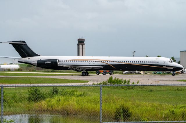 McDonnell Douglas MD-83 (N572AA) - Private MD83 sitting at KFPR August 2023. Last flight was in FEB. 2023