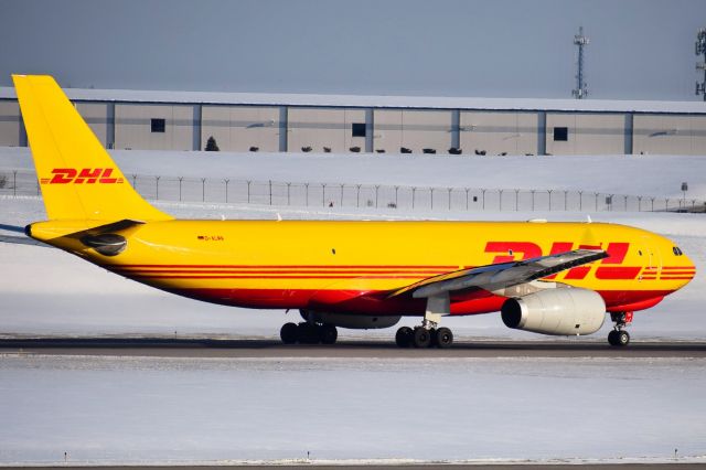 Airbus A330-200 (D-ALMA) - D-ALMA departing Runway 18L at Cincinnati for an 8 hour hop over to Brussels (BRU) as BCS955 for DHL Aviation 