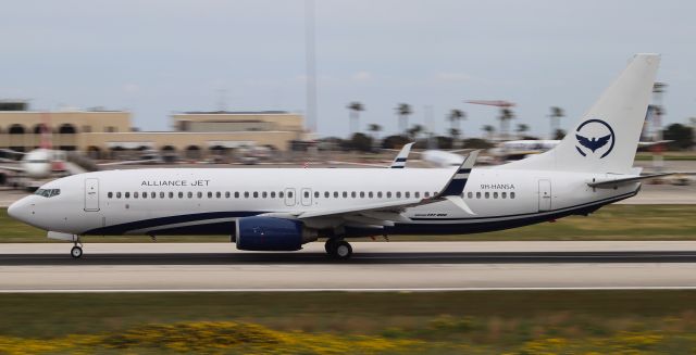 Boeing 737-800 (9H-HANSA) - Delivery flight 02/2022