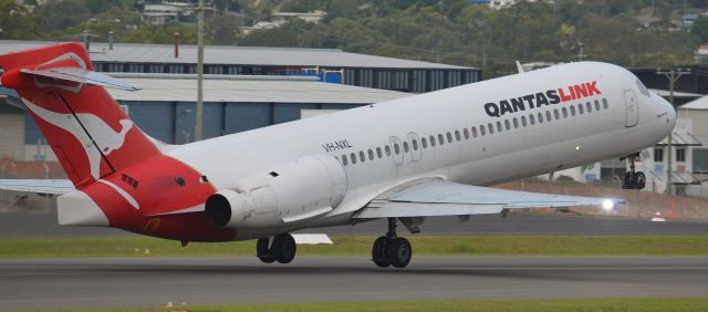 VH-NXL — - Taking off from Gladstone on Monday afternoon Feb 10 2014.