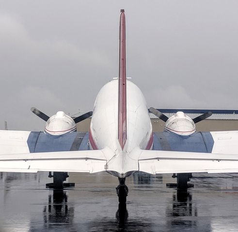 Douglas VC-117 (N30TN) - TransNorthern apron, Anchorage International Airport