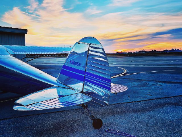 Cessna 170 (N3895V) - Beautiful Sunset!!! 