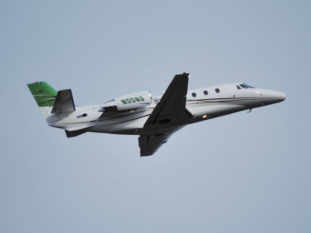 Cessna Citation Excel/XLS (N55NG) - BIGDADDY AVIATION LLC departing runway 20 at KJQF - 3/29/13