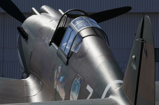 — — - FHCAMs rare Curtiss P-40C on Kilo 7, Paine Field, Everett, Wa.